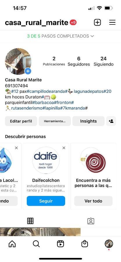 Casa Marite Vivienda De Uso Turistico Villa Campillo de Aranda Kültér fotó